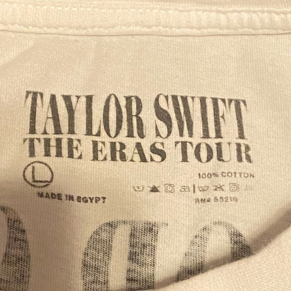 Taylor Swift Eras Tour White T-Shirt - Picture 5 of 5